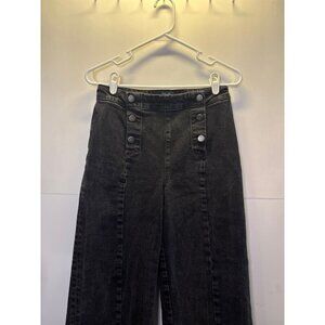Boden Denim (size 12P) black‎ Sailor Wide Leg
